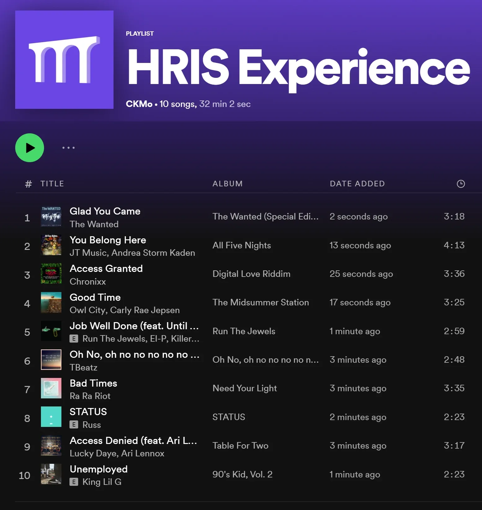 Playlist: Average Employee Lifecycle