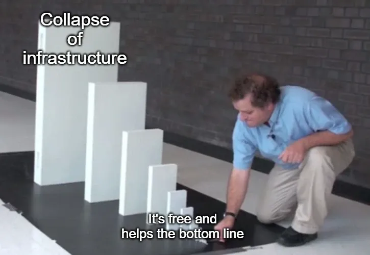 Who wants to tell DevOps to pivot and put out this giant fire because management wanted to save some $$$?