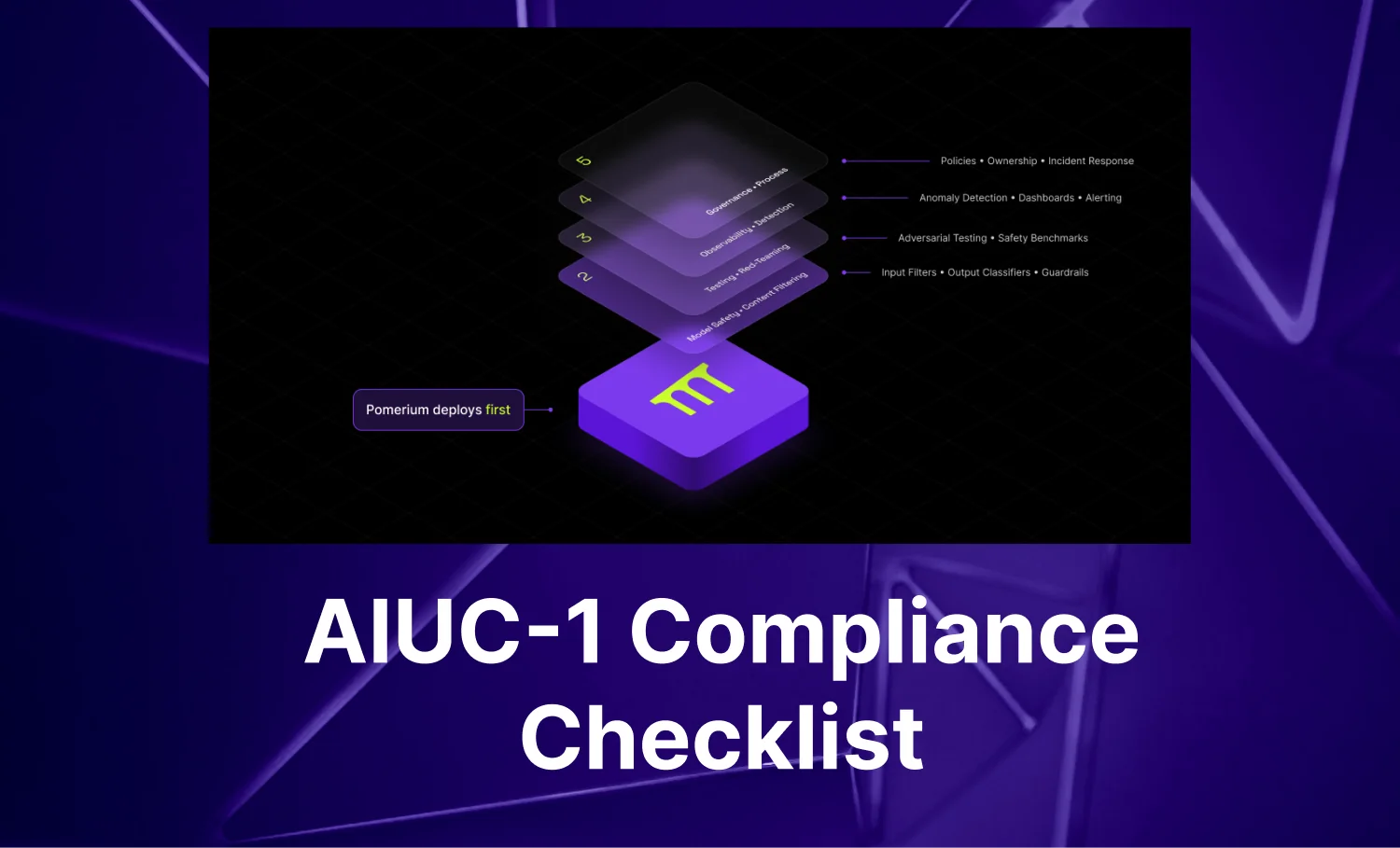 The AIUC-1 Compliance Checklist: 5 Layers Every Enterprise Needs Before Deploying AI Agents